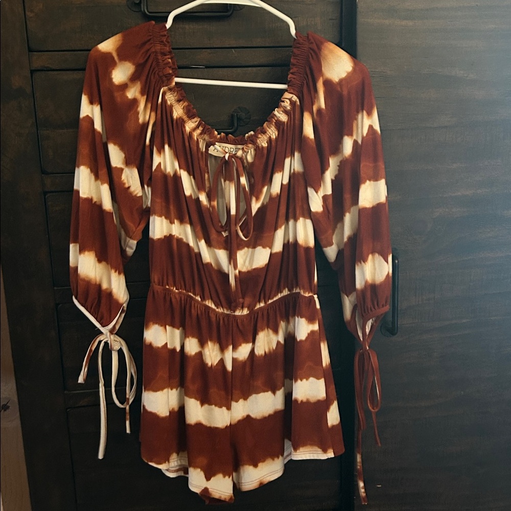Audrey Rich Brown and Cream Garment